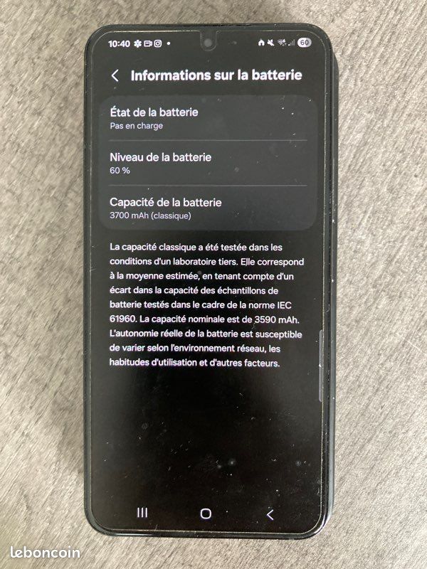 Samsung S22 128Go noir 5G (image 6)