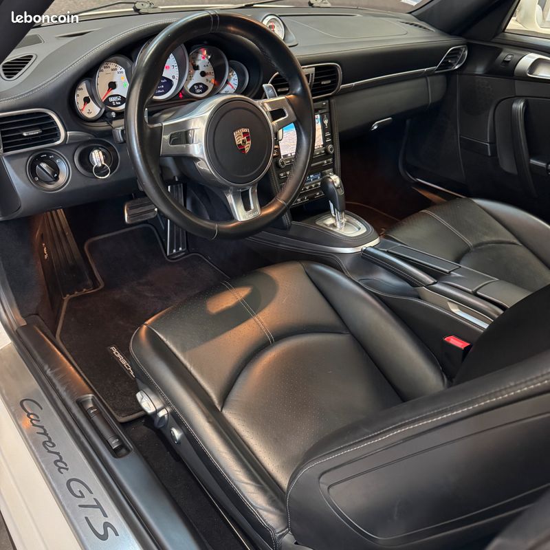 Porsche 911 997.2 Carrera GTS 3.8 408cv PDK - TOUT CUIR NOIR - PACK SPORT CHRONO - ECHAPPEMENT SPORT – (image 5)