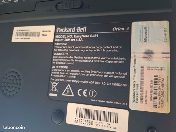 Inverter (carte Rétroéclairage) Pour Packard Bell Easynote SJ51 - Modèles B-002W, B-006 - Neuf