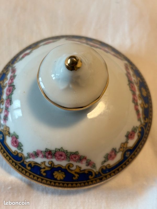 Sucrier porcelaine vintage (image 9)