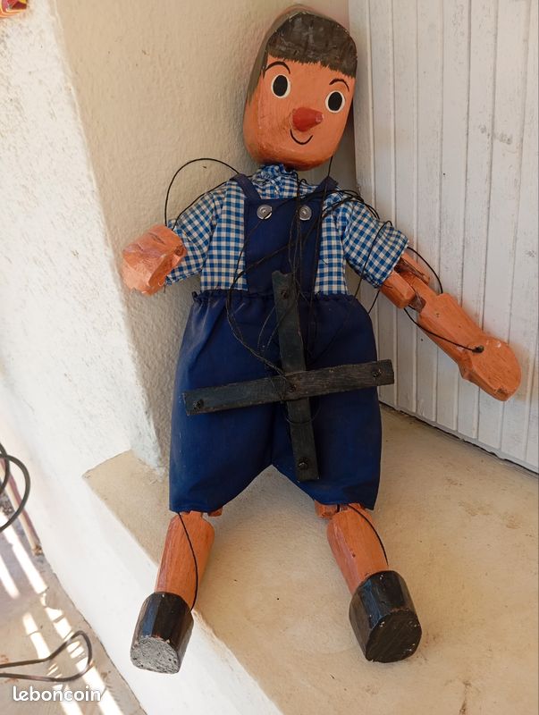 Marionnette ancienne en bois - Collection Marionnette ancienne en bois - Collection