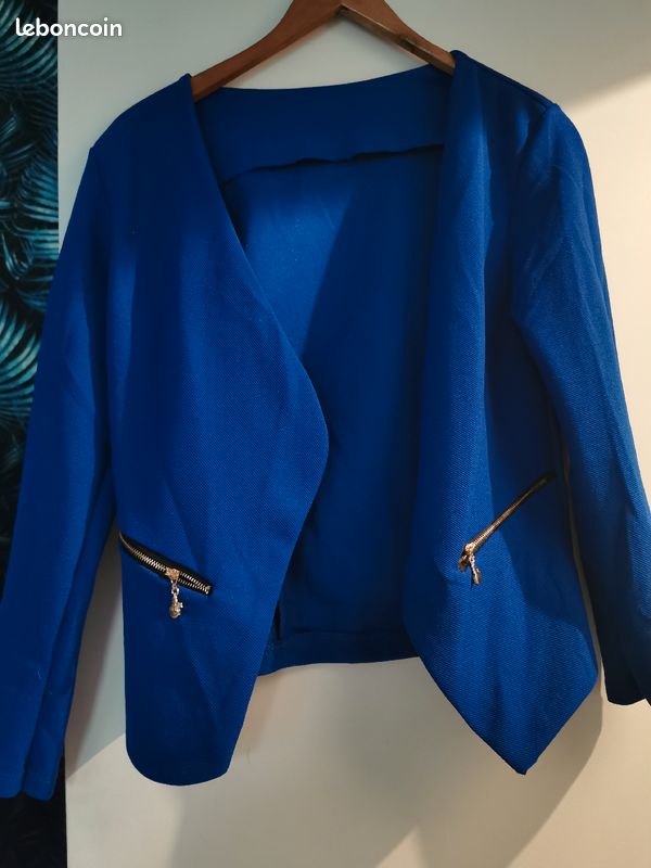 Veste bleu (image 1)