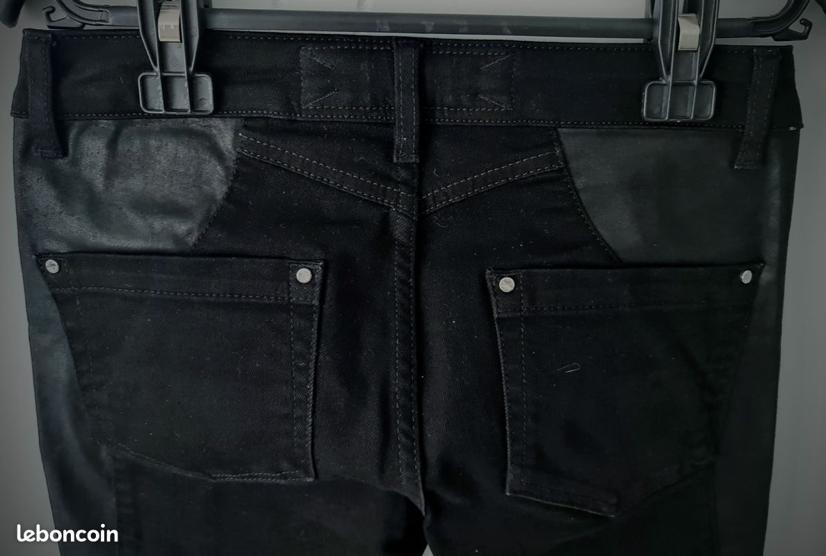 Pantalon Noir Karen Millen Taille 10 - Coupe Large, Occasion Très Bon état
