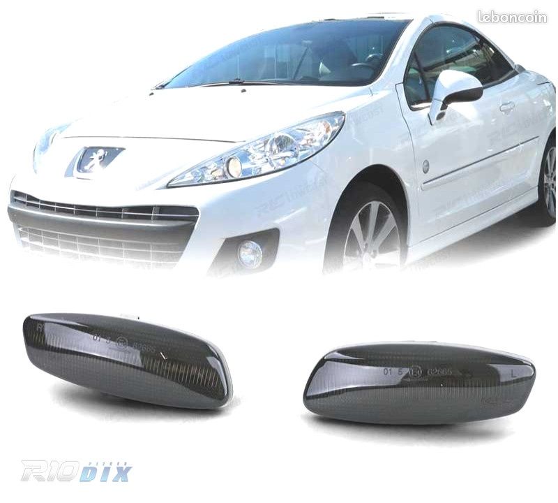 1 Paire Clignotants LED Dynamiques Latéraux - Compatible Peugeot 207 308 3008 5008 Citroën C4 DS3