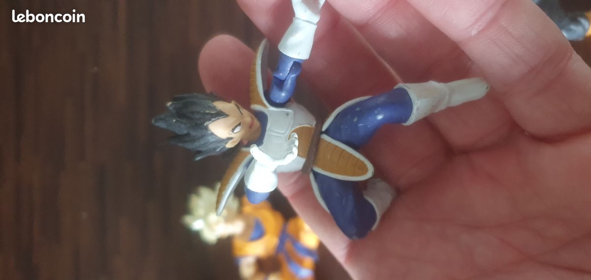 Lot de 6 figurines dragon ball dbz bandai gashapon semi articulées (image 3)