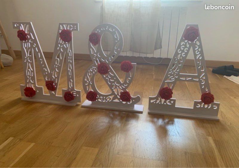 Lettres décoration pour mariage (image 1)