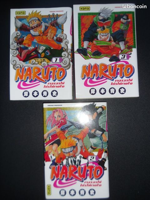 Naruto tomes 1 à 3 (mangas) (image 1)