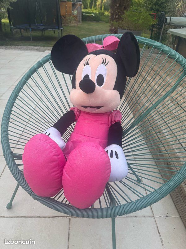 Pink Minnie Pupazzo Grande Grande Peluche Minnie Rose 90cm Jeux Jouets