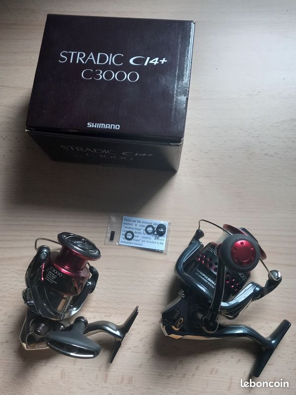 Moulinet Shimano 16 Stradic CI4+ C1000HG-B - Léger 165g - Pêche Tournante Occasion