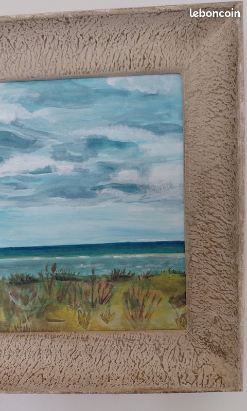 Peinture sur toile ambiance océane (image 4)