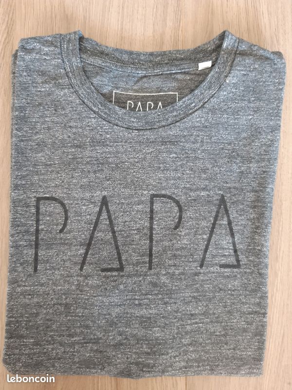 Tee-shirt PAPA neuf taille M (image 1)