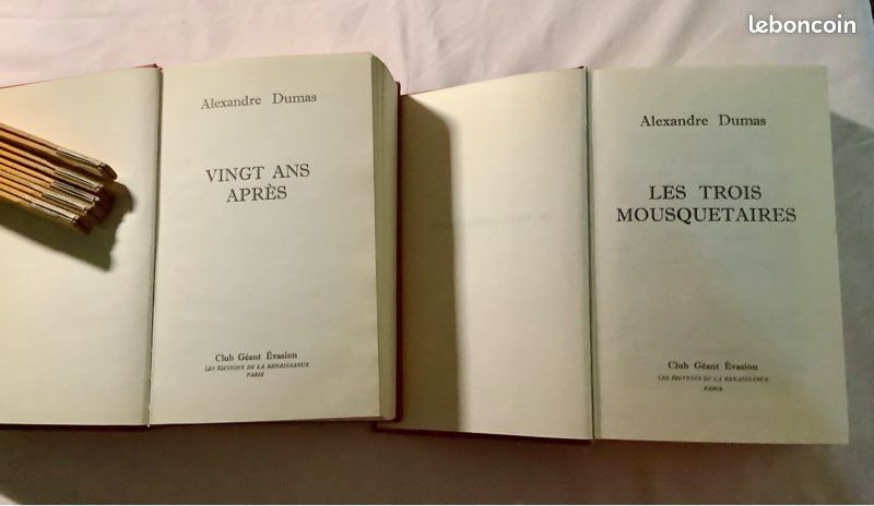 Les 3 mousquetaires, 20 ans après, Alexandre Dumas Club Géant Évasion (image 3)
