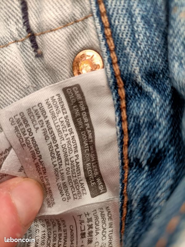 Jeans Levis ancien, belle patine W33 L34 (image 13)
