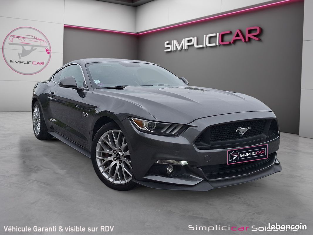 FORD MUSTANG VI FASTBACK 5.0 V8 GT BVA6 446Ch Garantie 12 mois (image 1)