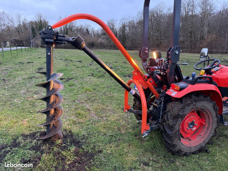 Extension De Tarière 50 Cm En Acier Robuste - Prolongateur Pour Perceuse Sol, Idéal Plantation Arbres Et Poteaux Clôture