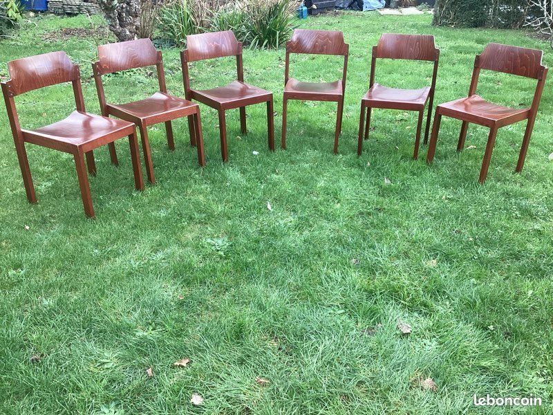 6 chaises vintage schlapp mobel (image 19)