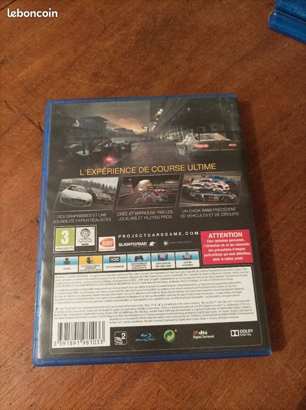 Project Cars jeu PS4 (image 3)