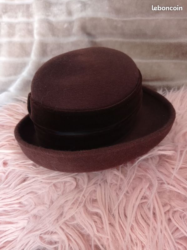 Chapeau feutre vintage neuf (image 4)