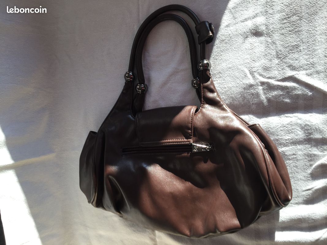 Sac à main cuir marron (image 2)