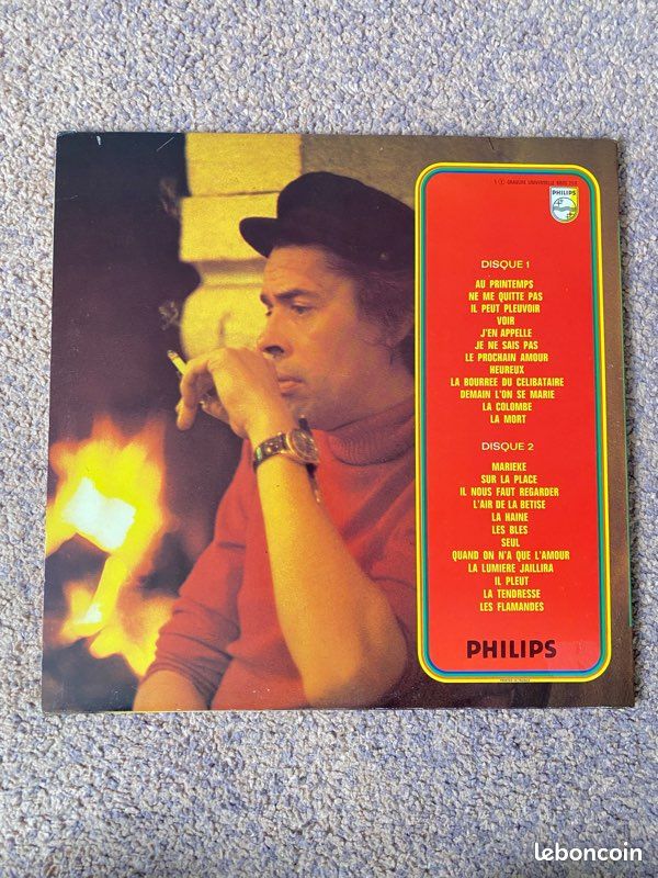 Vinyle 33 tours Jacques Brel 2 disques | Ne me quitte pas (image 2)