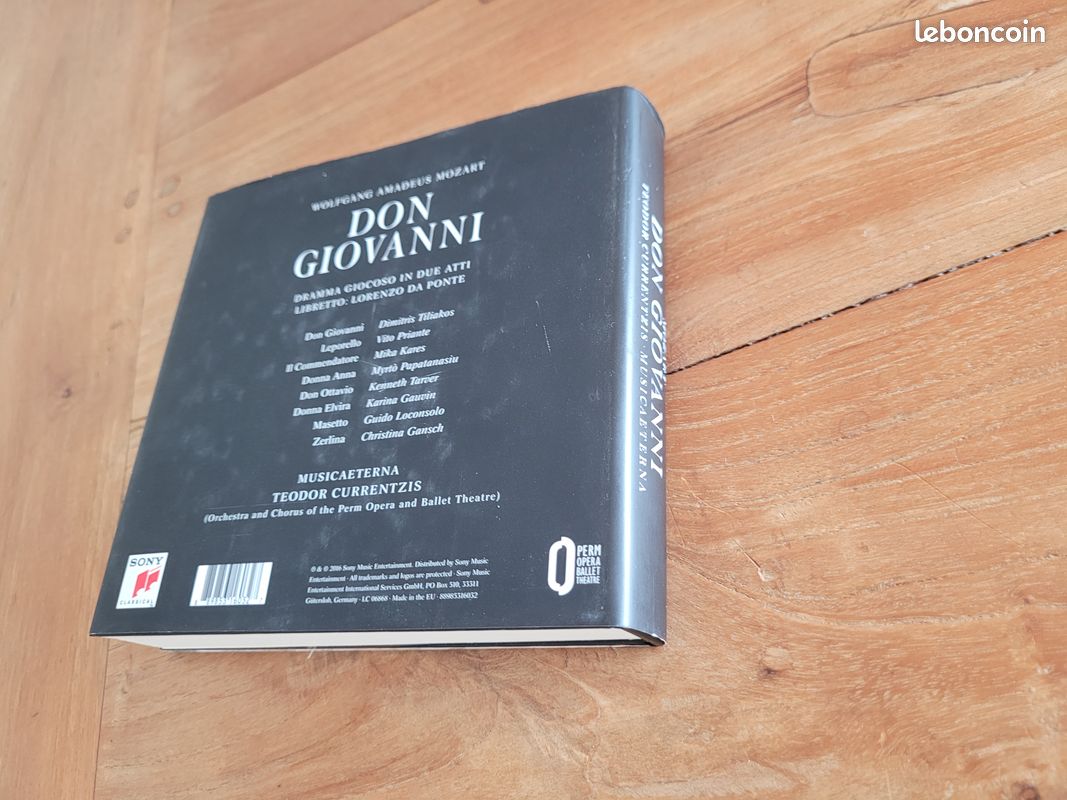 Coffret CD. Mozart. Don Giovanni. T.Currentzis (image 2)