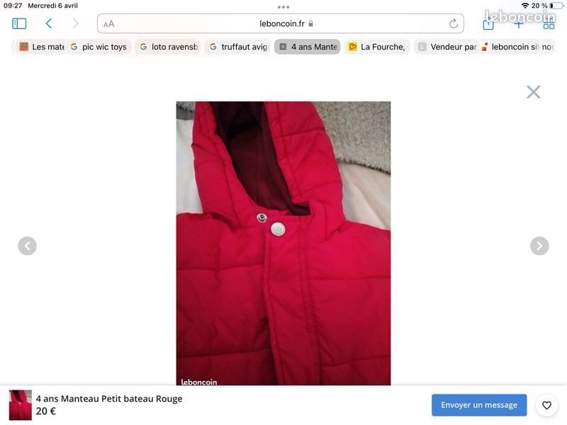 4 ans manteau petit bateau (image 3)