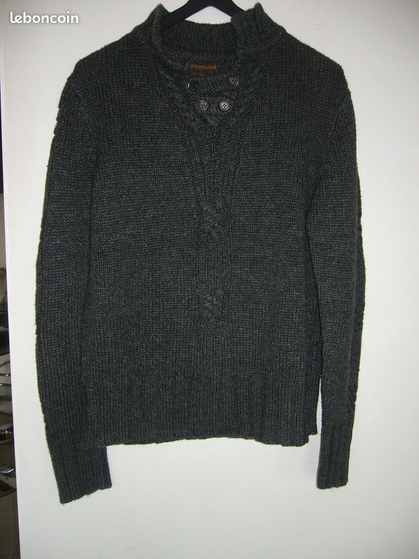 Pull homme Taille L Gris Carnet de vol (image 1)