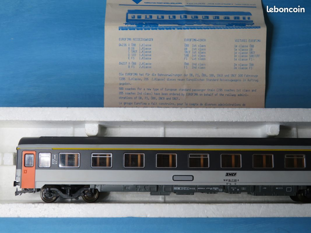 Voiture SNCF 1ère Classe Roco HO 4290F – Modèle Réduit Train – Occasion