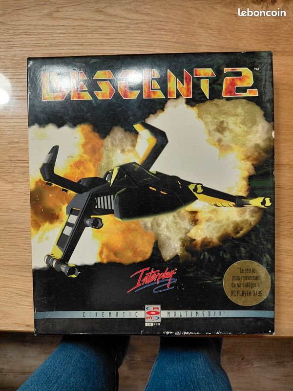 Descent 3 Sur PC - Big Box Française Complète - Jeu Interplay - Édition PAL