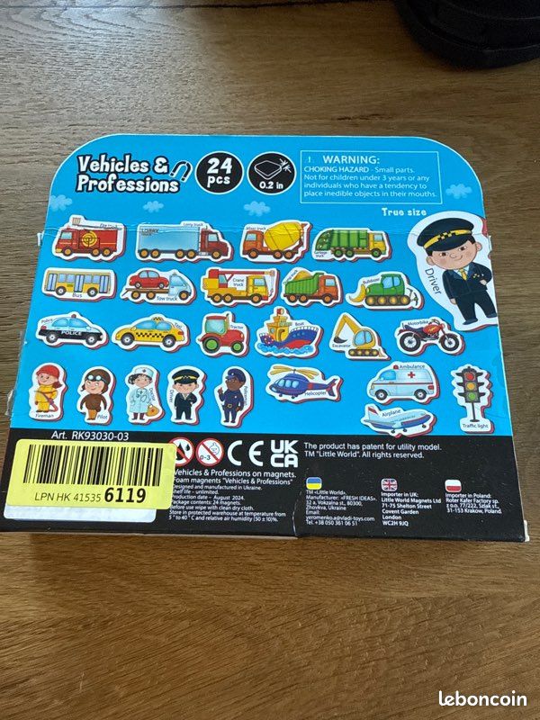 Magnets pour réfrigérateur véhicules et métiers (image 2)