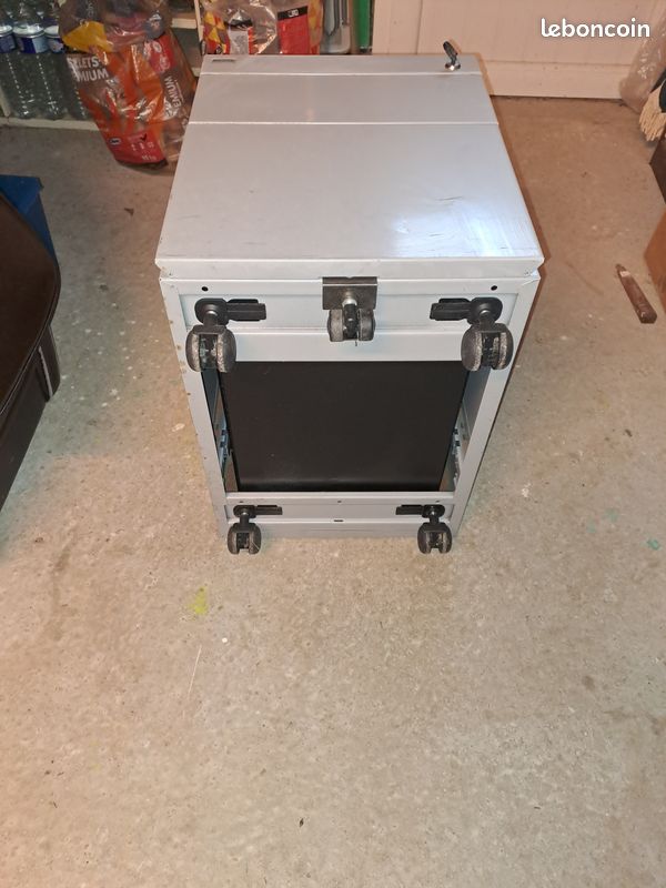 Meuble bureau gris (image 4)