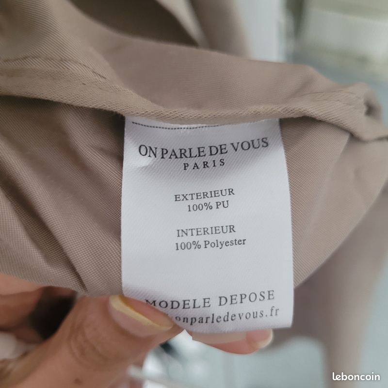 Trench beige T2 neuf (image 4)