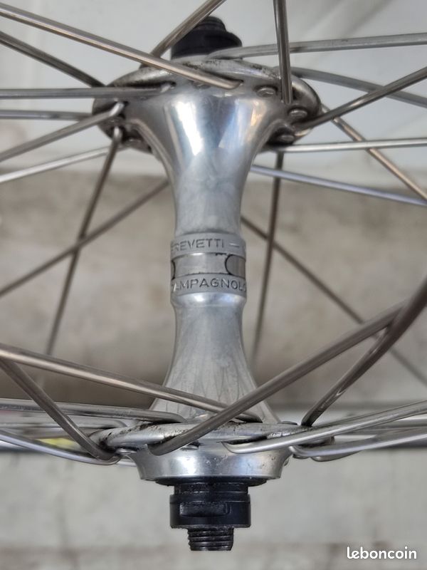Rigida DP 18 Paire de roues vélo de course 8 vitesses yellow jaunes