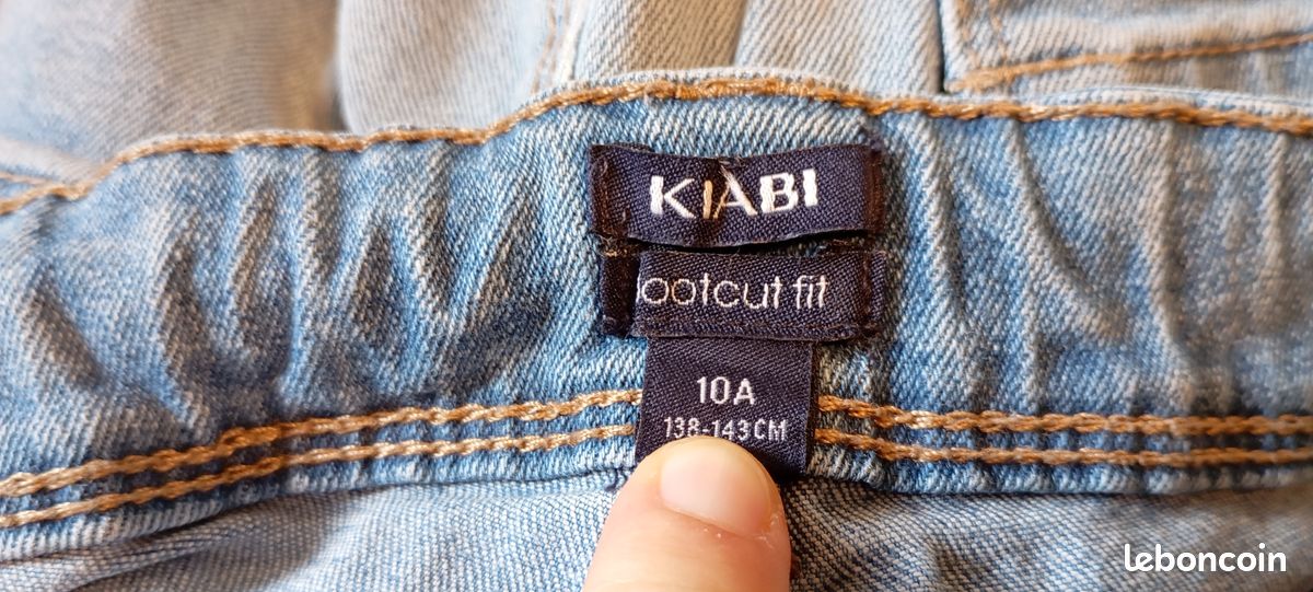 Jean bootcut Kiabi 10 ans (image 2)