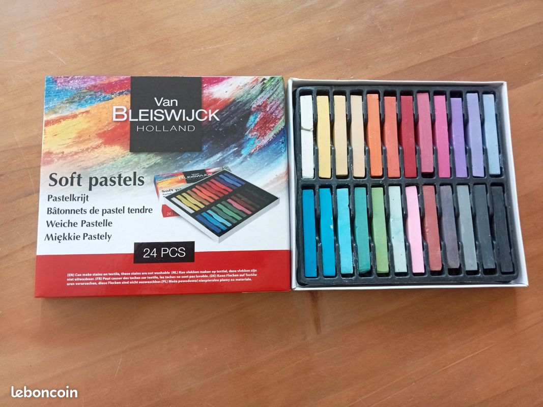 Boite de 24 pastels tendres (image 1)