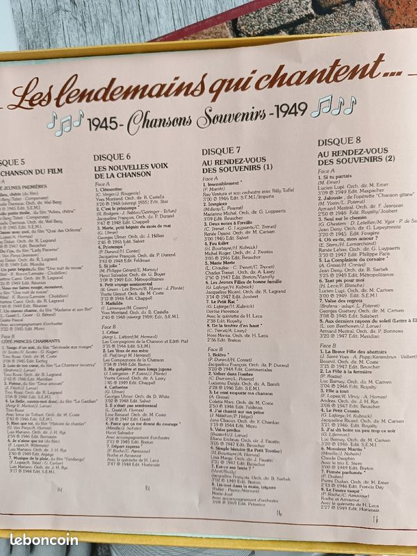 Coffret 8 vinyles 33 tours (image 3)