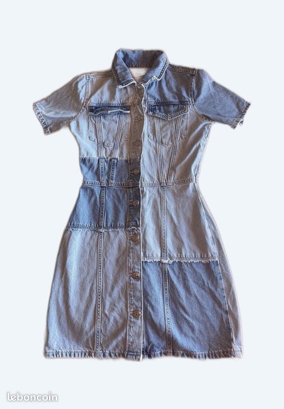 Robe en Jeans Zara taille XS (image 1)
