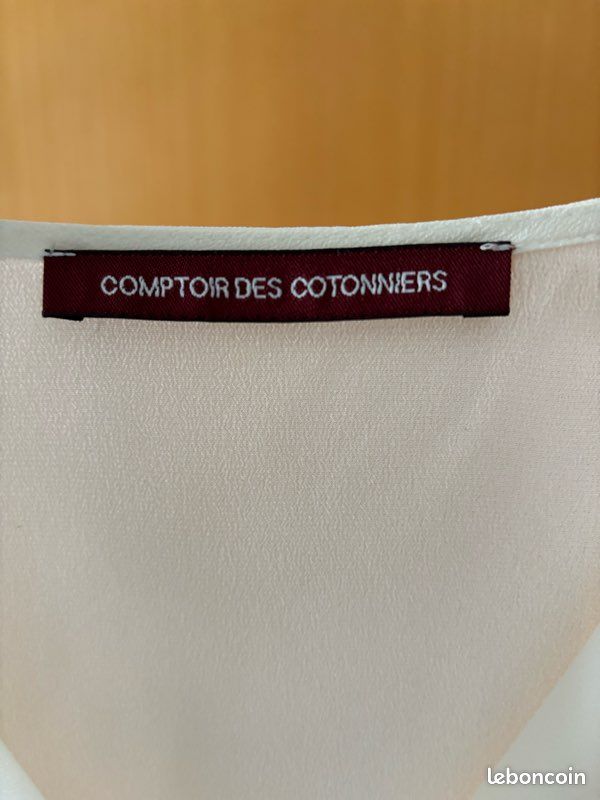 Blouse Comptoir Des Cotonniers Taille 40 - Rose - Coton - Occasion Très Bon état