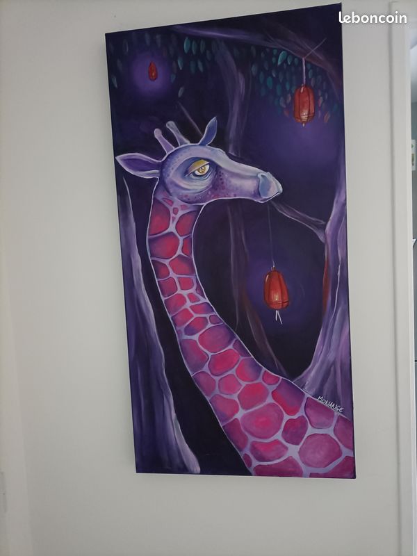 Artiste locale tableaux peinture sur toile moderne (image 1)