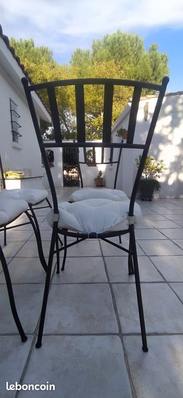 Chaises en fer forgé (image 5)