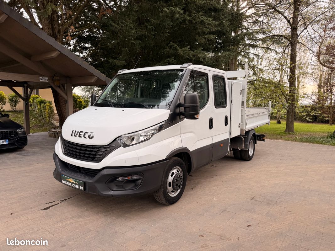 Iveco Daily Chassis Double Cabine 35C14H Benne + Coffre 2022
