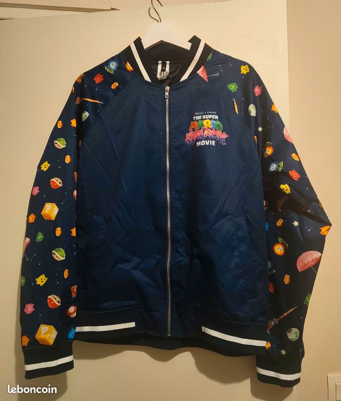 ✨ Veste bomber exclusive – Nintendo / Illumination – Super Mario 
