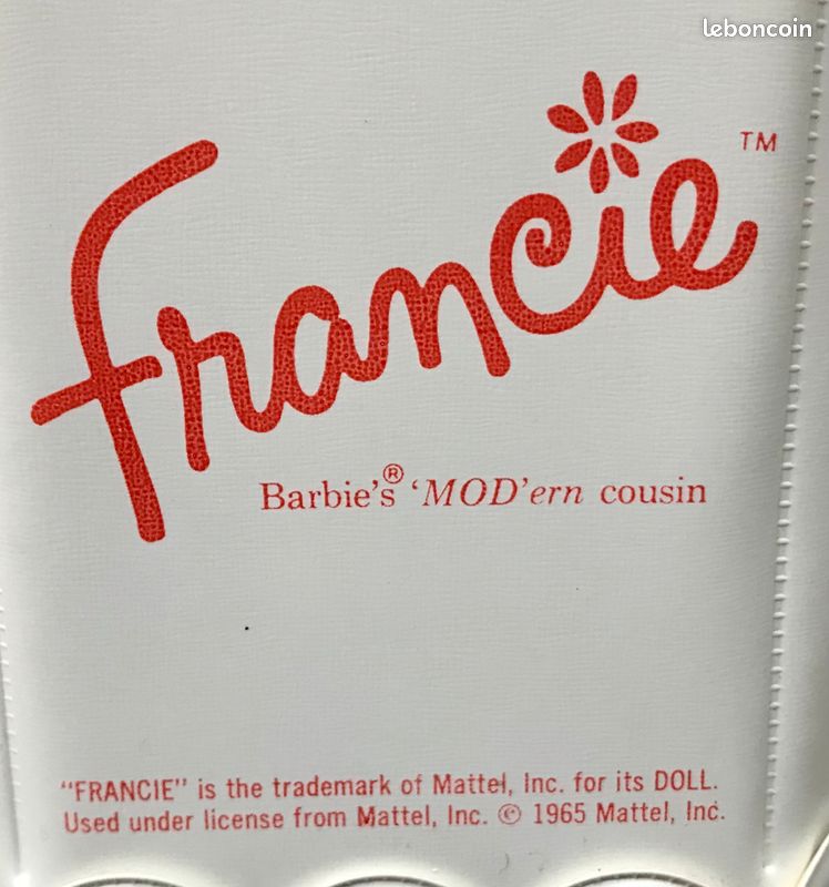 Boîte Vide Mattel Pour Poupée Francie - Nighty Brights - Rangement/Remplacement