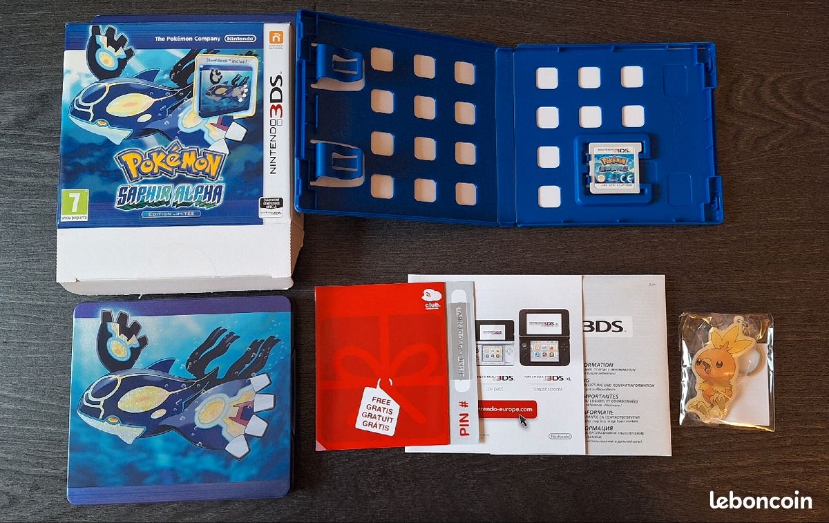 Pokemon Version Saphir Alpha édition limitée + goodies pré-commande (image 1)