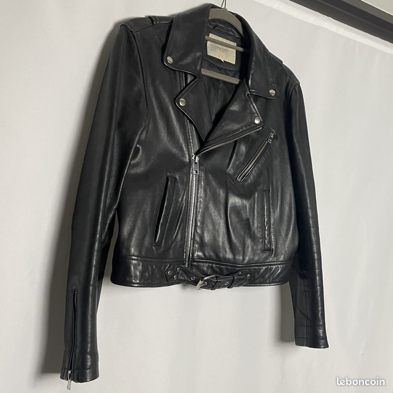 Blouson Perfecto Cuir Femme Maje Veste Blouson Perfecto Maje
