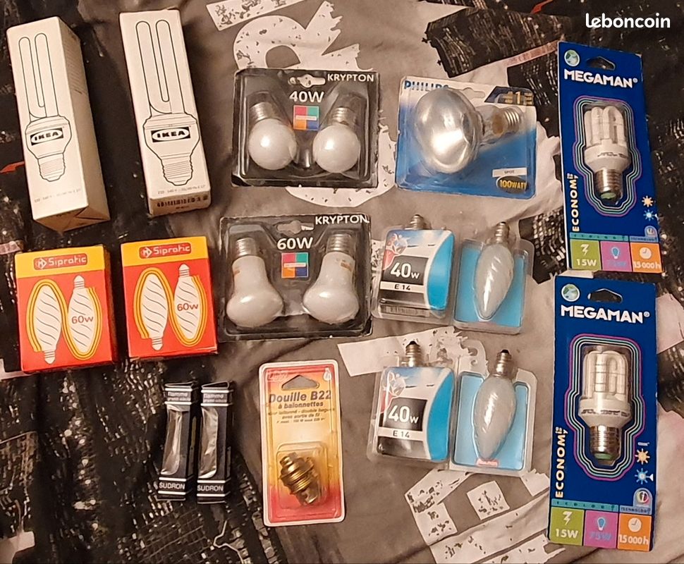 Lot De 5 Ampoules Thorn 60W B22 Dépoli - 240V - Neuf En Boîte - Éclairage Général