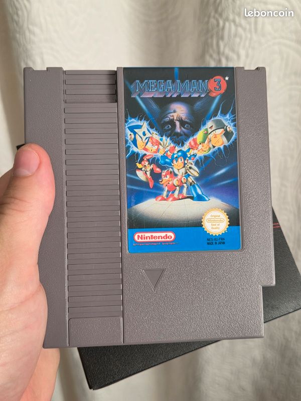 Megaman 3 - NINTENDO NES (image 3)