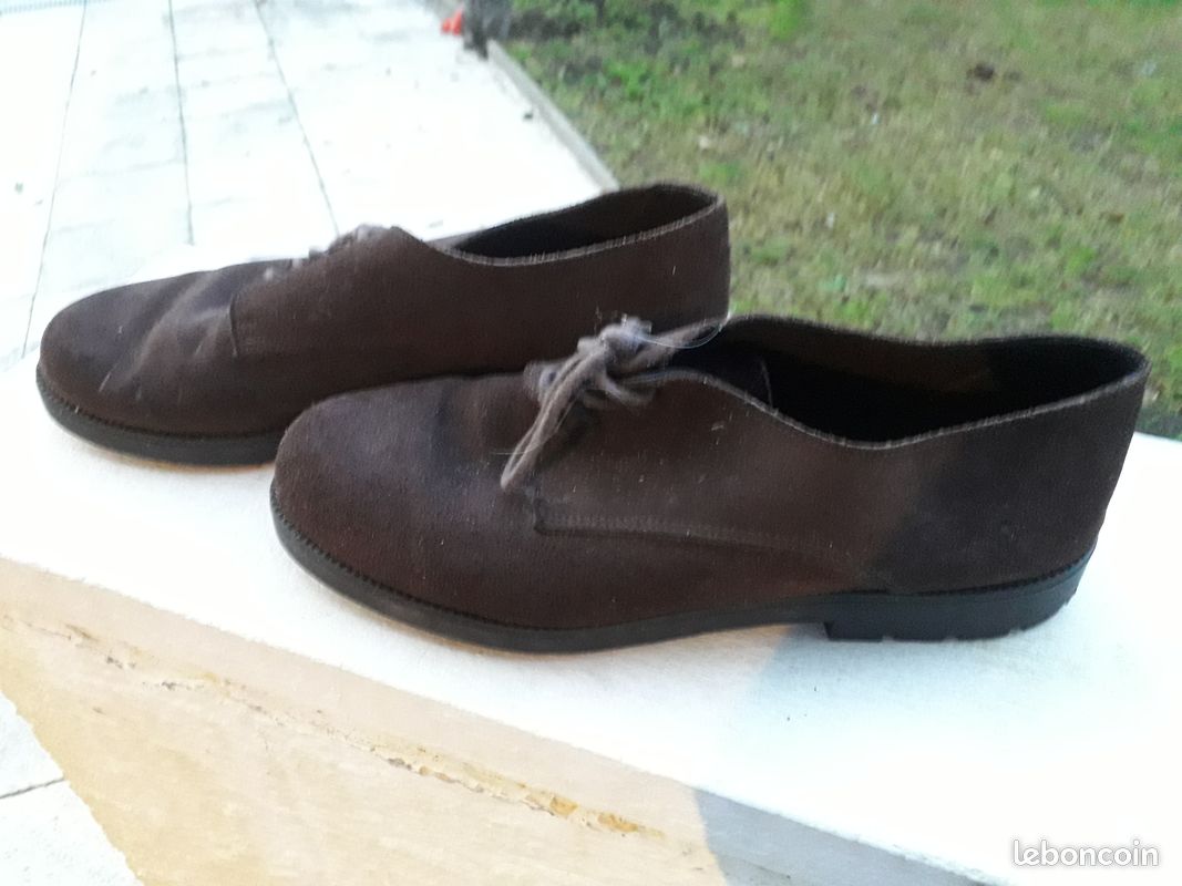 Mocassins en daim femme t.39 (image 2)