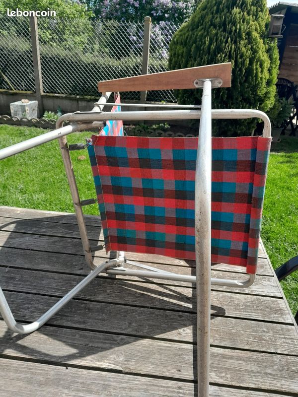 Fauteuil pliant vintage année 1980 (image 5)