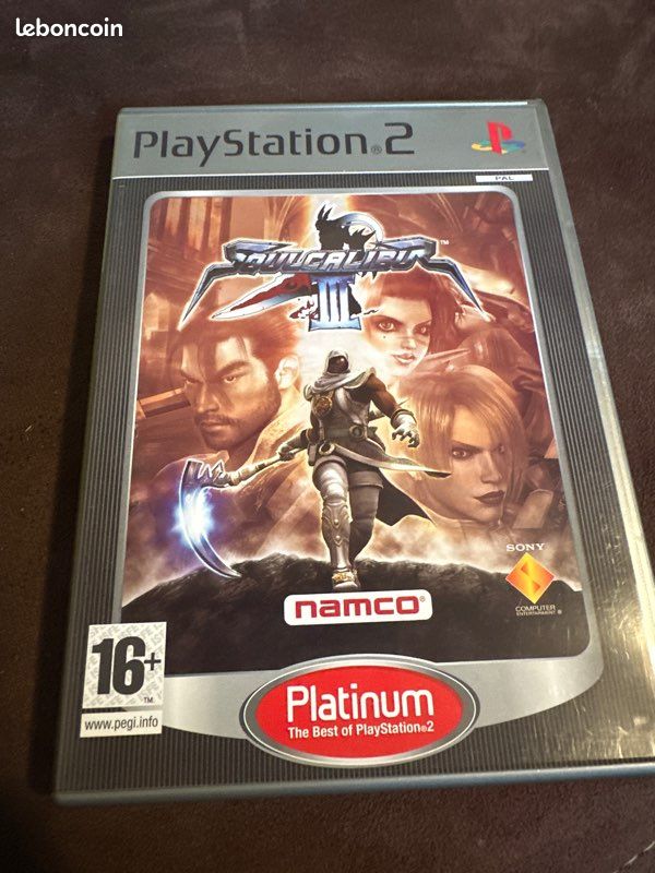 Jeu SoulCalibur 3 PS2 Version PAL France Complet Avec Notice - Bon état